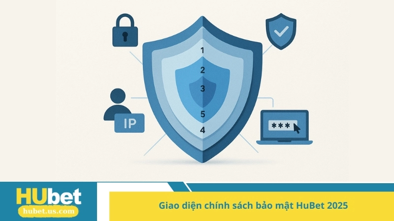 Giao diện chính sách bảo mật HuBet 2025
