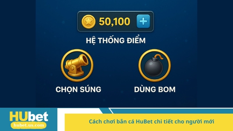 Cách chơi bắn cá HuBet chi tiết cho người mới